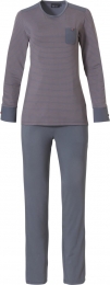 Roodgrijsgestreeptepyjama