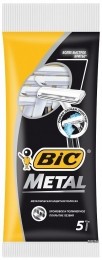 BICBicWegwerpmesjesMenMetal-5stuks