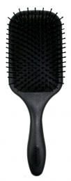 DenmanD83Paddlebrushkunststofzwartlargre