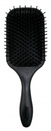 DenmanD83Paddlebrushkunststofzwartlargre