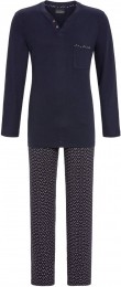 Ringellaherenpyjamapatroonblauw