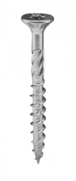 Woodies61850401UltimateSpaanplaatschroefRVS-TX25-50X50mm-VerzonkenKop-Deeldraad-Verzinkt200st