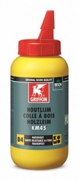 Griffon6313542KM45HoutlijmD4-WitTransparantNaDroging-Flacon-750gr