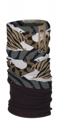 AnimalCamoFleeceBandana-Bruindonkergrijs