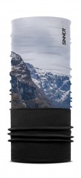 NorwayFleeceBandana-Witblauwzwart