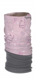 FleeceBandana-Robots-Roze