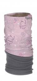 FleeceBandana-Robots-Roze