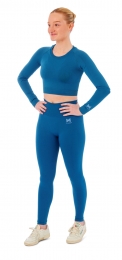 XtremeSportswearDamesSportset-SportleggingSportCroptop-Blauw-M