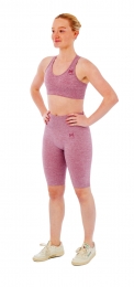 XtremeSportswearDamesSportset-KorteSportleggingSporttop-Roze-S