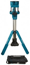 MakitaNLADML814144V-18VLi-IonAccuBouwlampOpStatief-3Spots-100-220cm-3000Lumen