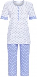 Katoenenpyjamazeesterrenblauw