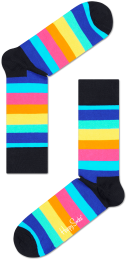 HappySocksStripeSokken-ZwartMulti