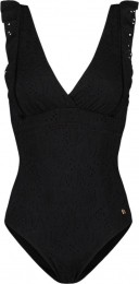 Beachlife-Maat75B-BlackEmbroideryruchesbadpak-dames