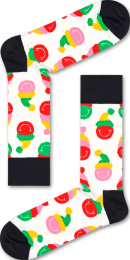 HappySocksSantaSmileSokkenWitMulti