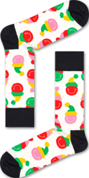 HappySocksSantaSmileSokkenWitMulti