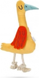 BeezteesEendZazie-Hondenspeelgoed-Pluche-Geel-42x24x10cm