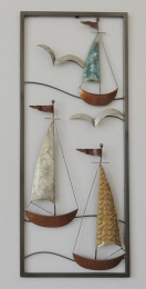 WanddecoratieFrameArt-Zeilboten