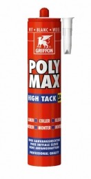GriffonPolyMaxHighTackMontagelijm-Wit-Koker-425gr