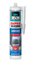 SuperSiliconeSanitairTransparantKoker300mlBison-Bison