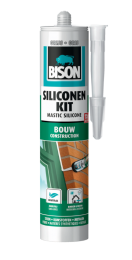 SiliconenkitBouwGrijsKoker300ml-Bison