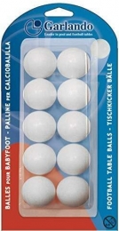 GarlandoTafelvoetbalBalletjes-Wit-10Stuks