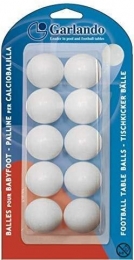GarlandoTafelvoetbalBalletjes-Wit-10Stuks