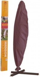 ZweefparasolhoeskrommeenrechtestaanderBanaanvormGrijsBordeauxMadison-Madison