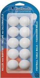 GarlandoTafelvoetbalBalletjes-Wit-10Stuks