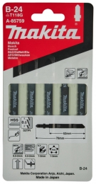MakitaA-85759HSSDecoupeerzaagbladB24-MetaalAluminiumRVS5st