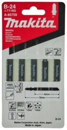 MakitaA-85759HSSDecoupeerzaagbladB24-MetaalAluminiumRVS5st