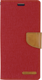 SamsungGalaxyA8Plus2018hoes-MercuryCanvasDiaryWalletCase-Rood