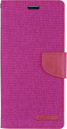 SamsungGalaxyS20Hoesje-MercuryCanvasDiaryWalletCase-HoesjemetPasjeshouder-Roze