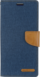 SamsungGalaxyS20Hoesje-MercuryCanvasDiaryWalletCase-HoesjemetPasjeshouder-Blauw