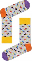 HappySocksBrickSokken-GrijsMulti