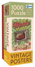 Vintage-RetroMovieCollectionPosterPuzzel1000stukjes