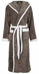 badjasunisexgrijs-witmetcapuchon