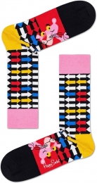 HappySocksxPinkPantherJetPink