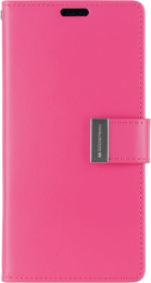 HoesjegeschiktvooriPhone11Pro-GoosperyRichDiaryCase-HoesjemetPasjeshouder-Magenta