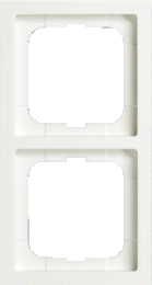 Busch-JaegerFutureLinearSchakelmateriaalDubbelAfdekraamMatWit