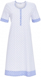 Katoenennachthemdzeesterrenblauw