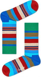 HappySocksMultiStripesokken-groen