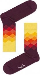 HappySocks2012ANNIVERSARY-FadedDiamondPaars-Maat36-40