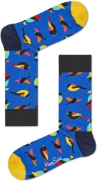 HappySocksBirdSokkenBlauw