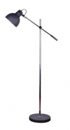 ArrasSingleIndustrieelDesignVloerlamp1-LichtsZwart