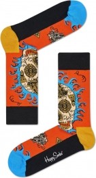 HappySocksxMeganMassacreLeafSkull