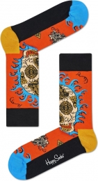 HappySocksxMeganMassacreLeafSkull