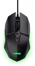 TrustGXT109Felox-BedradeGamingMuis-6400DPI-Verlichting-Zwart