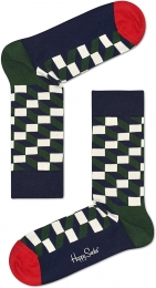 HappySocksFilledOpticSokkenGroen