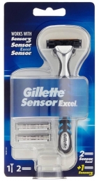 GilletteGilletteSensorExcelScheerhouder2Excel1Sensor3Scheermesjes