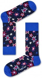 HappySocksBangBangFireworksSokkenBlauw